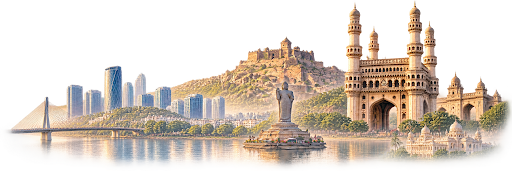 Hyderabad Scenic Panorama Backdrop