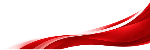 Dynamic Red Ribbon Wave