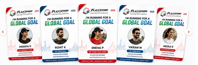 Flexathon Runner Spotlight Cards