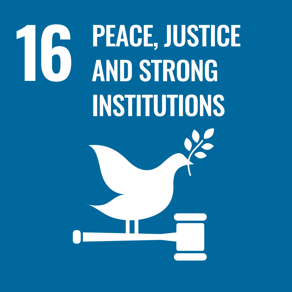 UN SDG Goal 16: Peace, Justice & Strong Institutions